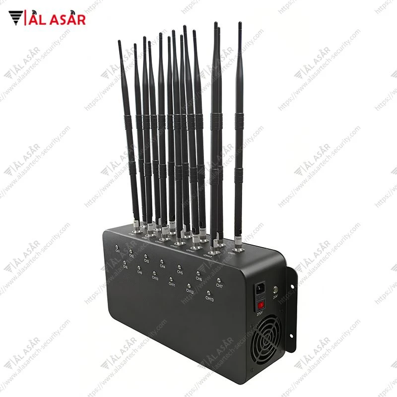 13/14 kanālu WiFi iekštelpu signālu bloķēšanas traucētājs